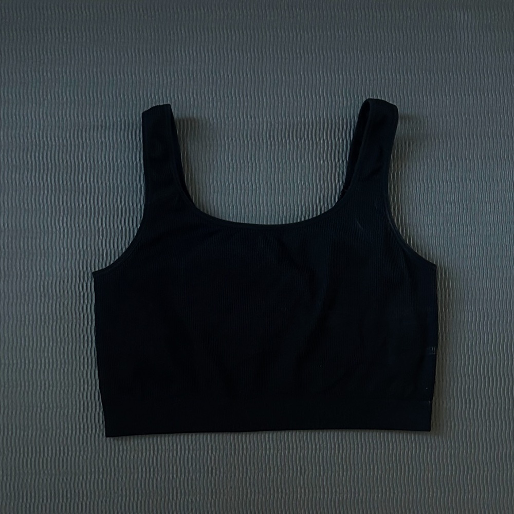 Women's Black Crop Top